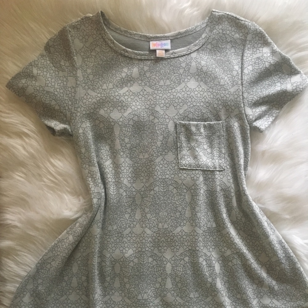 XXS LuLaRoe Carly Rare White Medallion NWOT